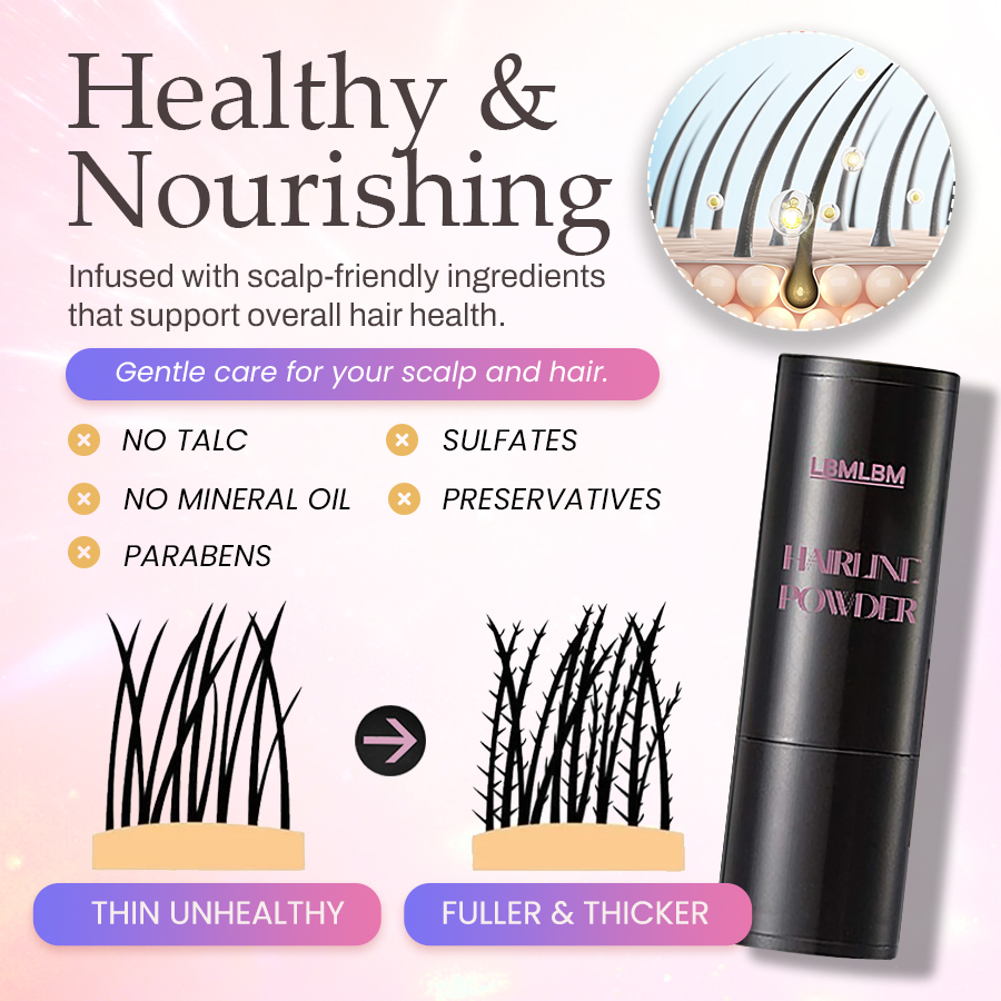 LBMLBM™ Hairline Powder | Shade powder to fill in your hairline
