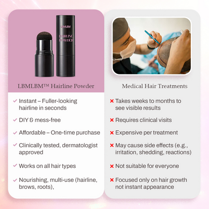 LBMLBM™ Hairline Powder | Shade powder to fill in your hairline